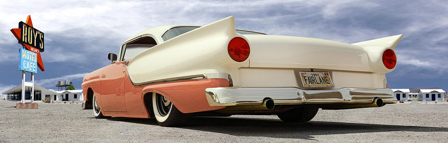 1957 Ford Fairlane Lowrider Photograph by Mike McGlothlen