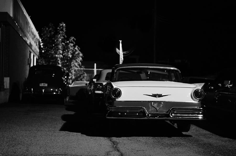 1957 Ford Noir Photograph by Laura Fasulo