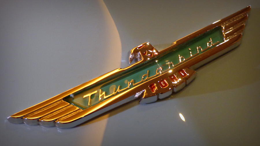 1957 Ford Thunderbird Emblem Photograph by Joseph Skompski