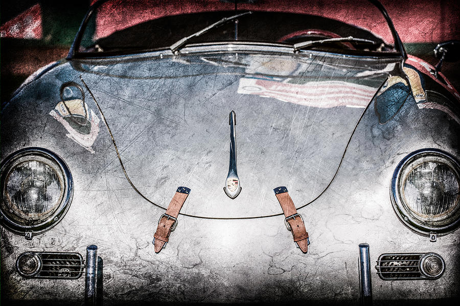 1957 Porsche Carrera GS GT Speedster Grille -1059ac Photograph by Jill Reger