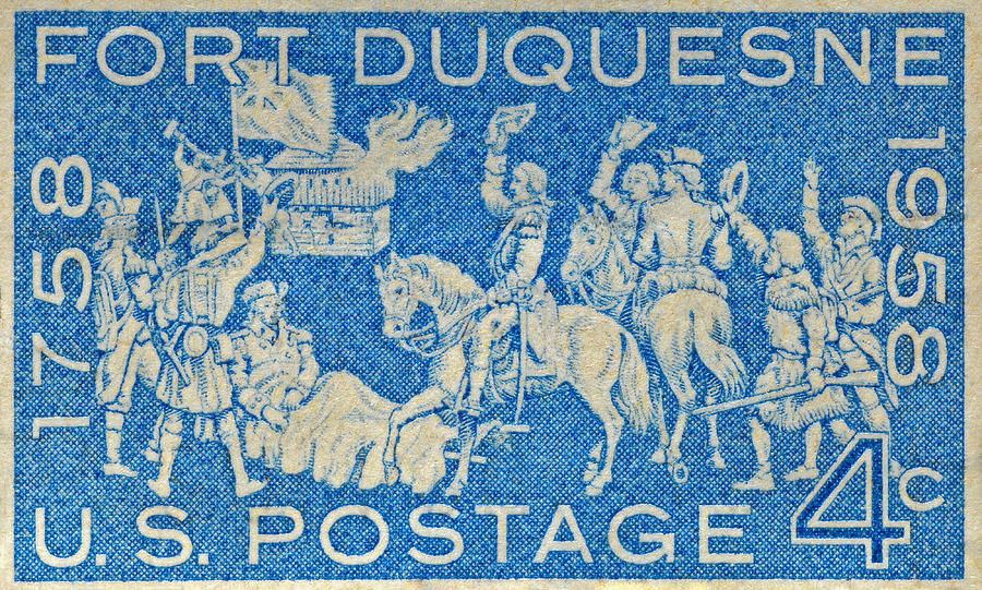 1958 Battle of Fort Duquesne Stamp Photograph by Bill Owen