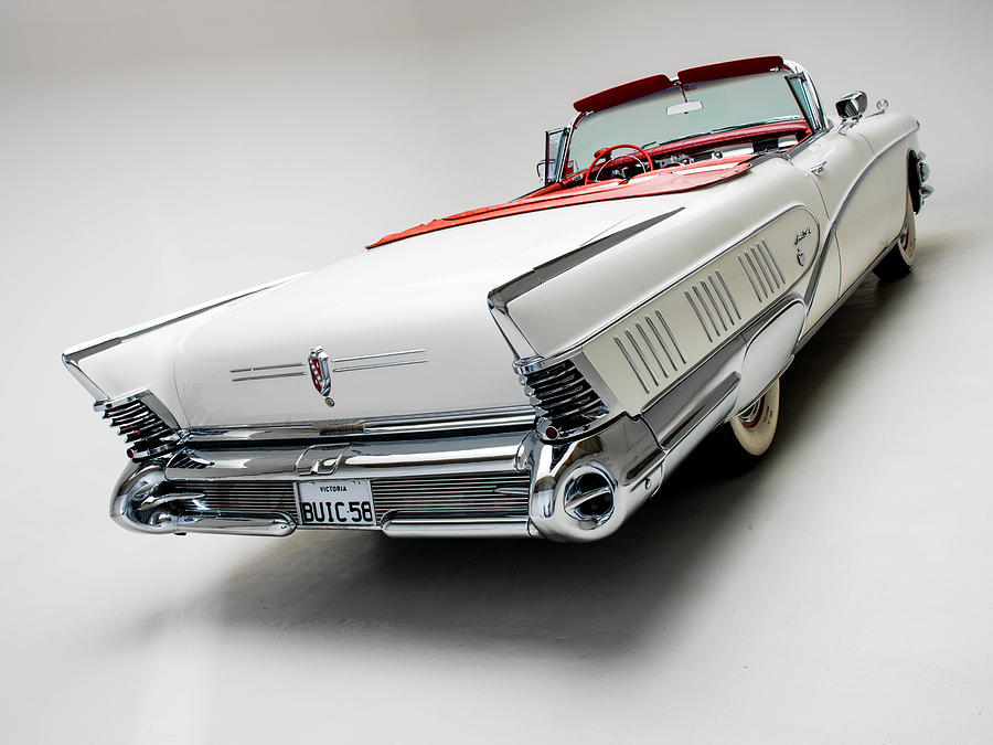1958 Buick Limited Convertible Photograph by Gianfranco Weiss