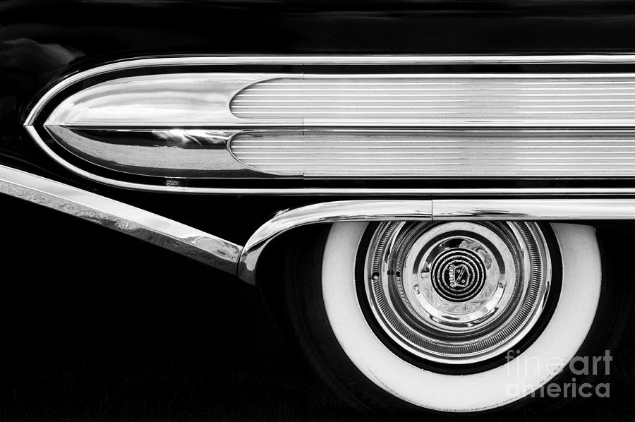 Car Photograph - 1958 Buick Special Monochrome by Tim Gainey