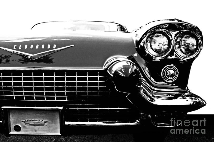 Picture Poster Muscle Car Art Framed Print 1958 Cadillac American Classic Car 