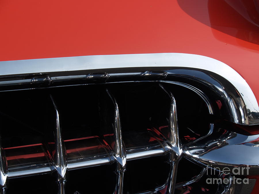 1958 Classic Corvette Grille Photograph by Anna Lisa Yoder