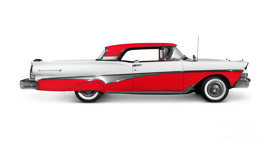 1958 Ford Fairlane 500 Skyliner Photograph by Maxim Images Exquisite Prints
