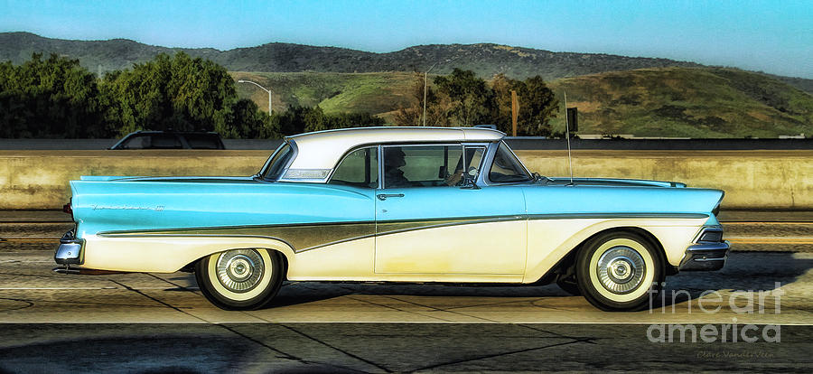 1958 Ford Fairlane  Photograph by Clare VanderVeen