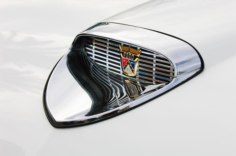 1958 Ford Hood Emblem Photograph by Jill Reger