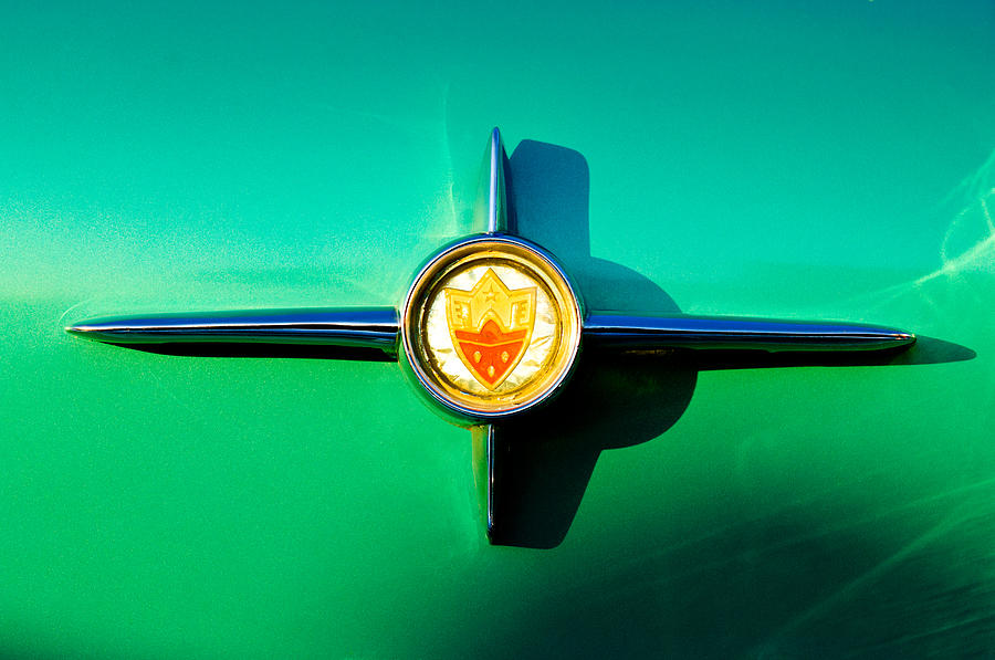 1958 Oldsmobile 98 Emblem Photograph by Jill Reger