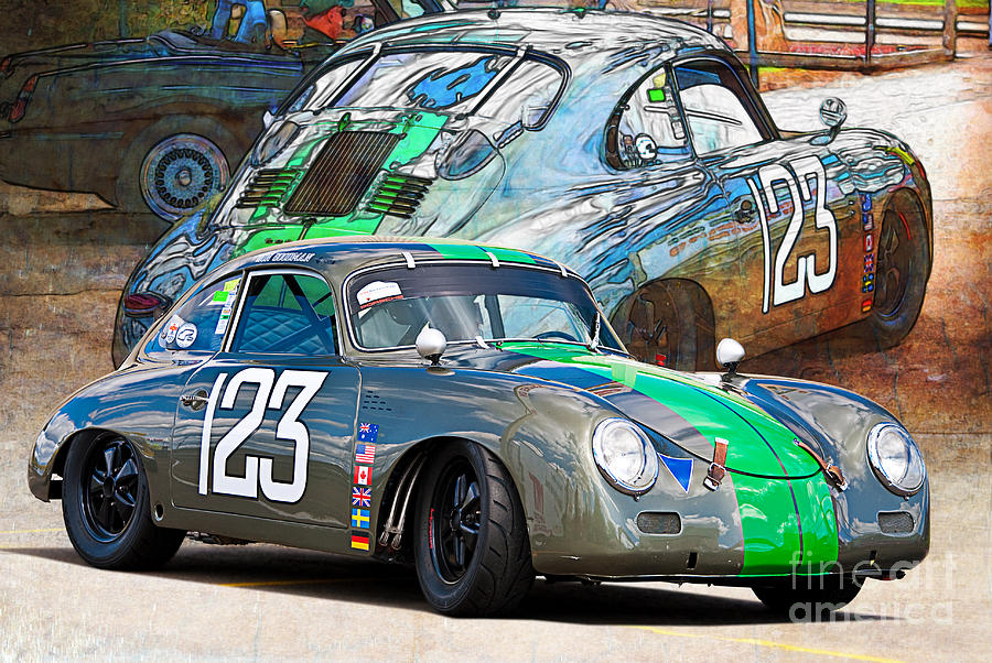 1958 Porsche 356A Photograph by Stuart Row