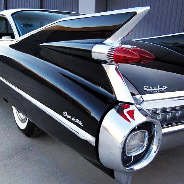 Vintage Photograph - #1959 #cadillac #classiccars  #fins #1959 by Zipquote Com