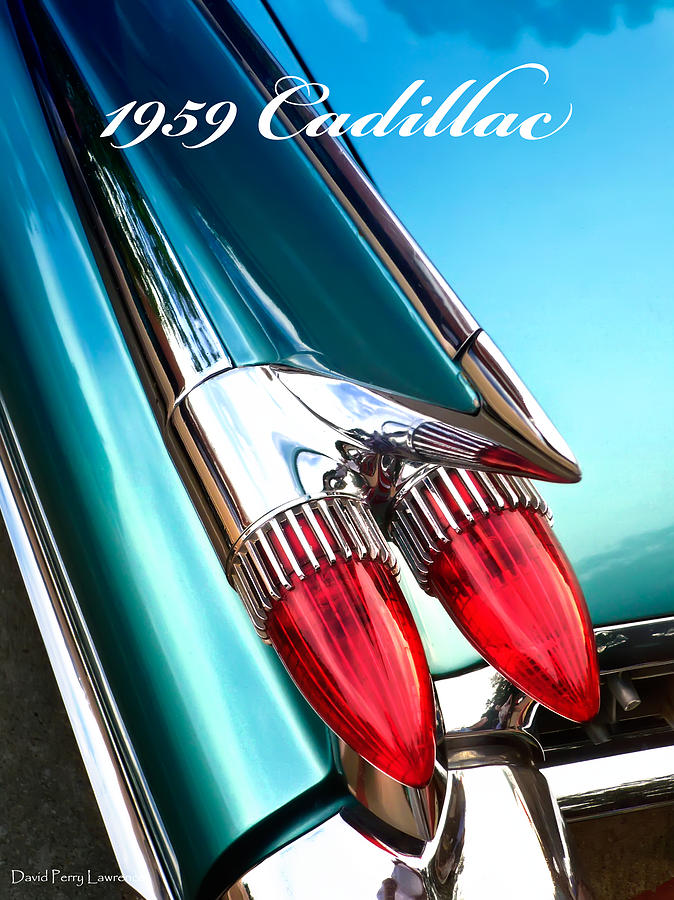 Car Photograph - 1959 Cadillac  by David Perry Lawrence