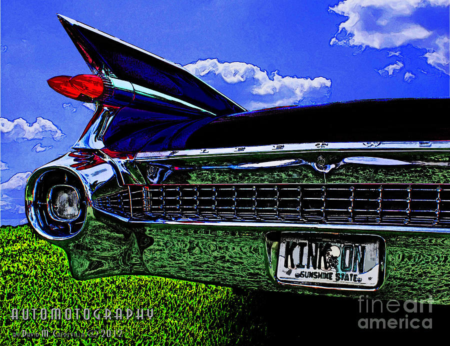 1959 Cadillac Fleetwood Black Digital Art by David Caldevilla