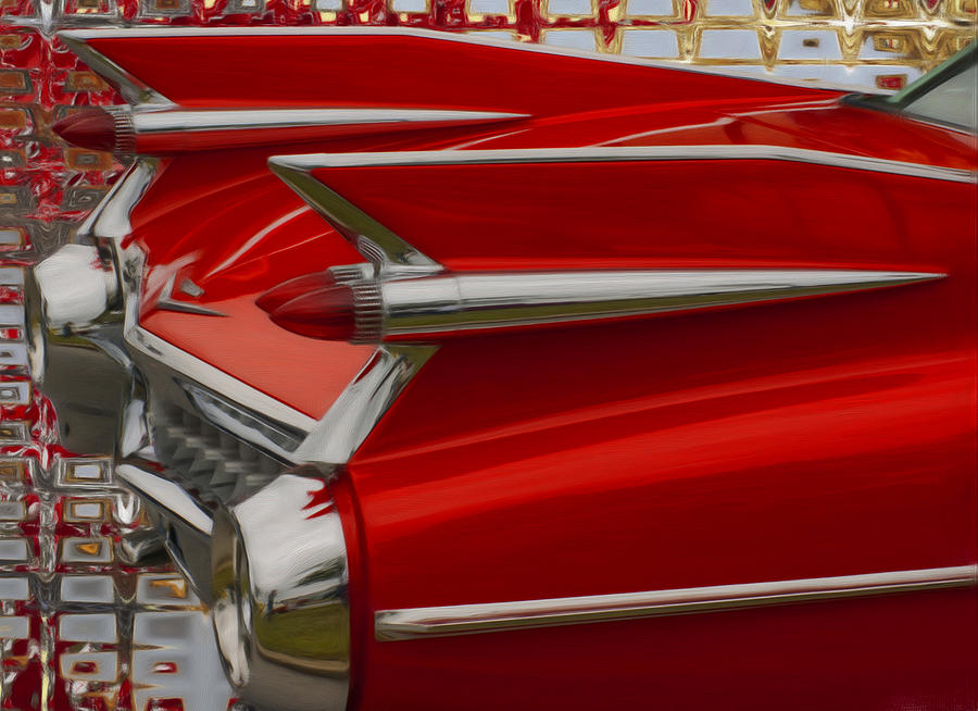 Truck Painting - 1959 Cadillac by Jack Zulli