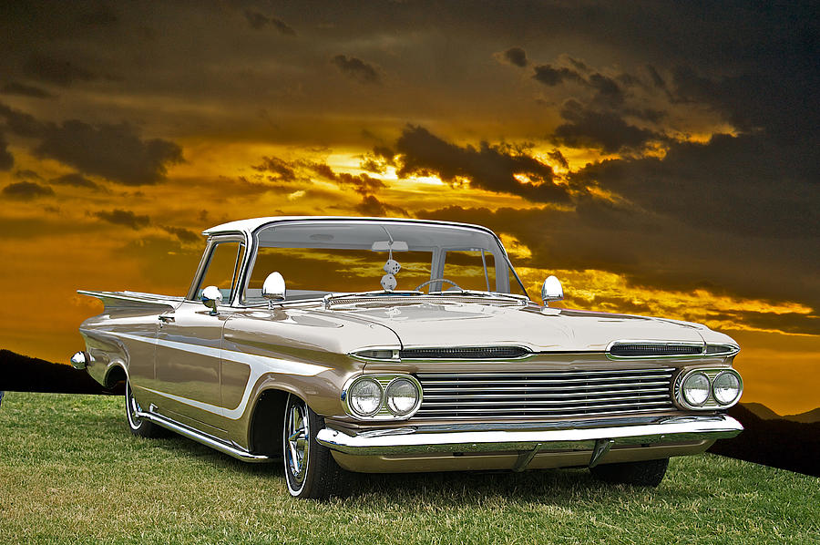 1959 Custom El Camino Photograph by Dave Koontz