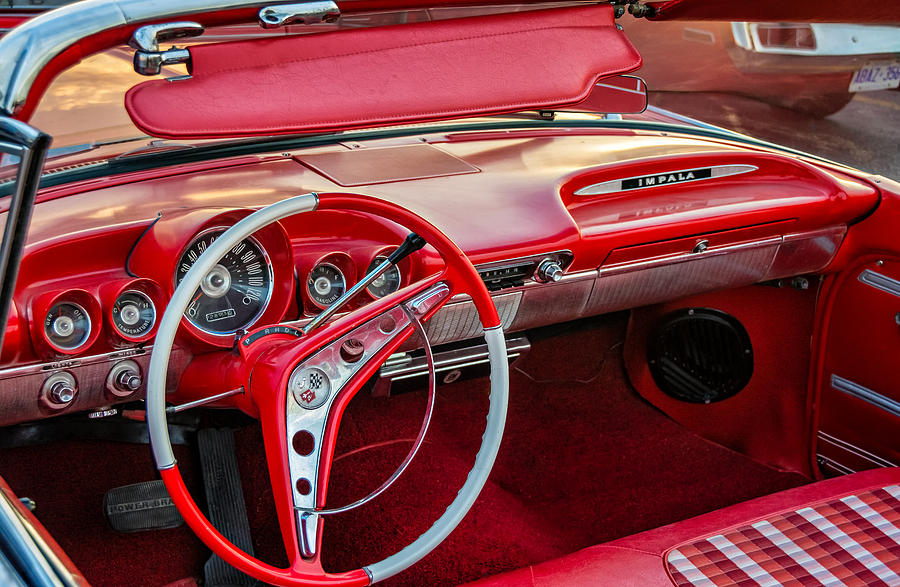 1959 Impala Convertible 3 Photograph by Steve Harrington - Fine Art America