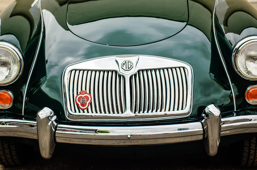 1959 MG A 1600 Roadster Front End -0055c Photograph by Jill Reger