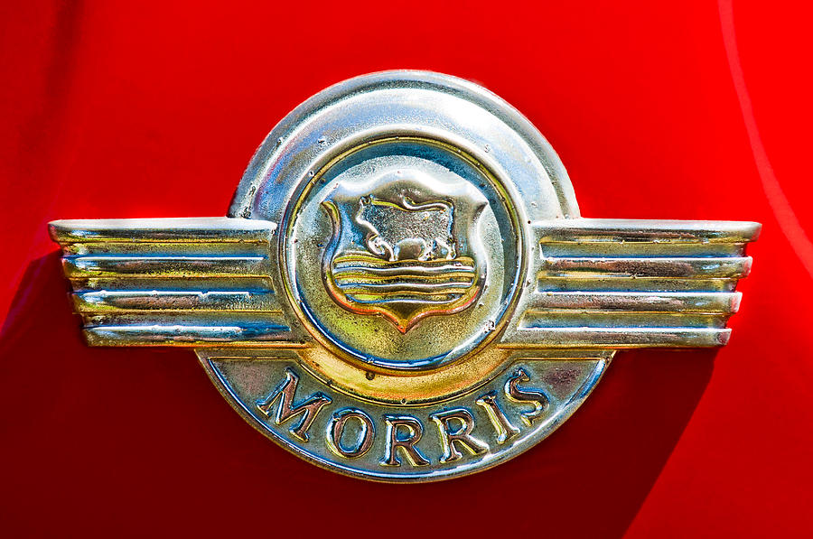 1959 Morris Panel Truck Emblem Photograph by Jill Reger