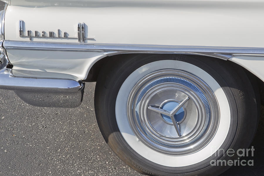 Car Photograph - 1959 Oldsmobile Dynamic 88 Close Up by Keith Bell