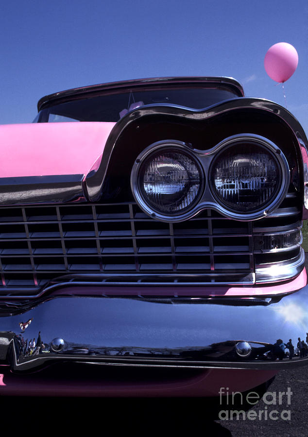 1959 Pink Plymouth Fury with Balloon Photograph by Anna Lisa Yoder