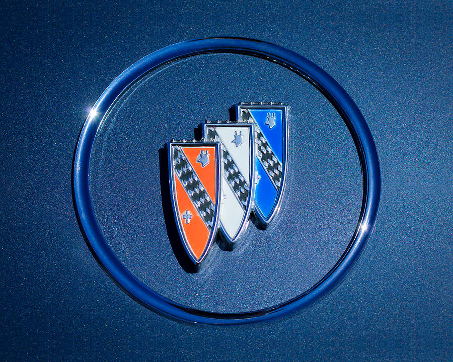 Car Photograph - 1960 Buick LeSabre Series 4400 Convertible Emblem by Jill Reger