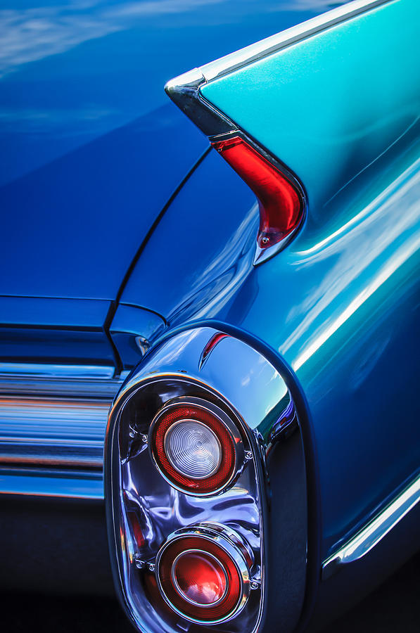 1960 Cadillac Series 62 Convertible Taillight -1040c Photograph by Jill Reger