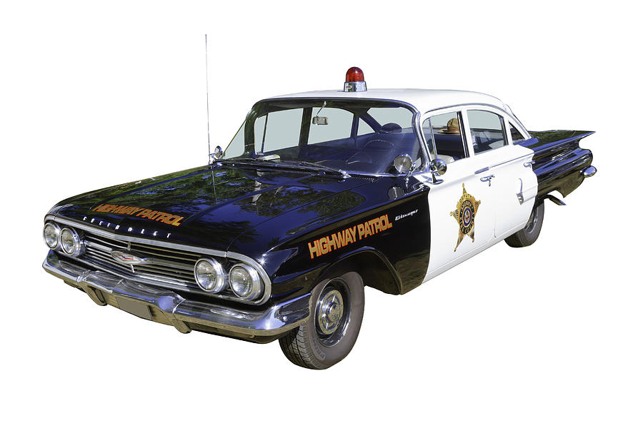1960 Chevrolet Biscayne Police Car Photograph by Keith Webber Jr