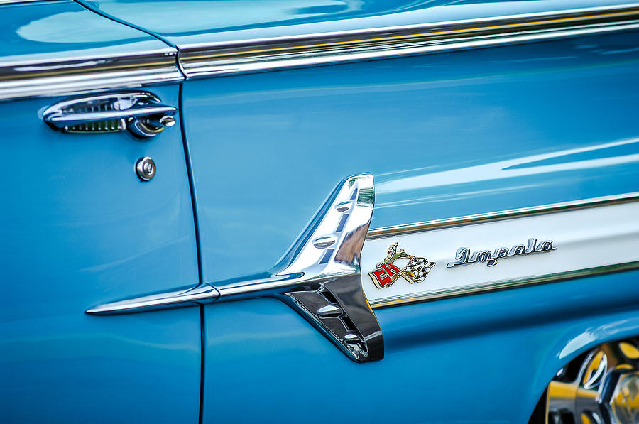 1960 Chevrolet Impala Emblem 340c Photograph By Jill Reger Fine Art America 4658