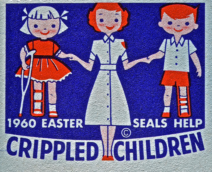 1960 Easter Seals Stamp Photograph by Bill Owen