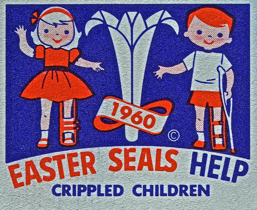 1960 Easter Seals Stamp II Photograph by Bill Owen
