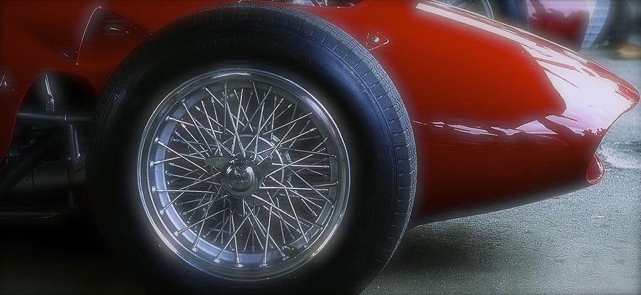 1960 Ferrari 246 Dino Front Wheel Photograph by John Colley