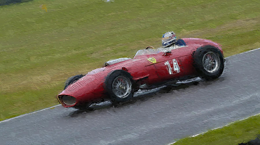 1960 Ferrari Dino Racing Car Photograph by John Colley