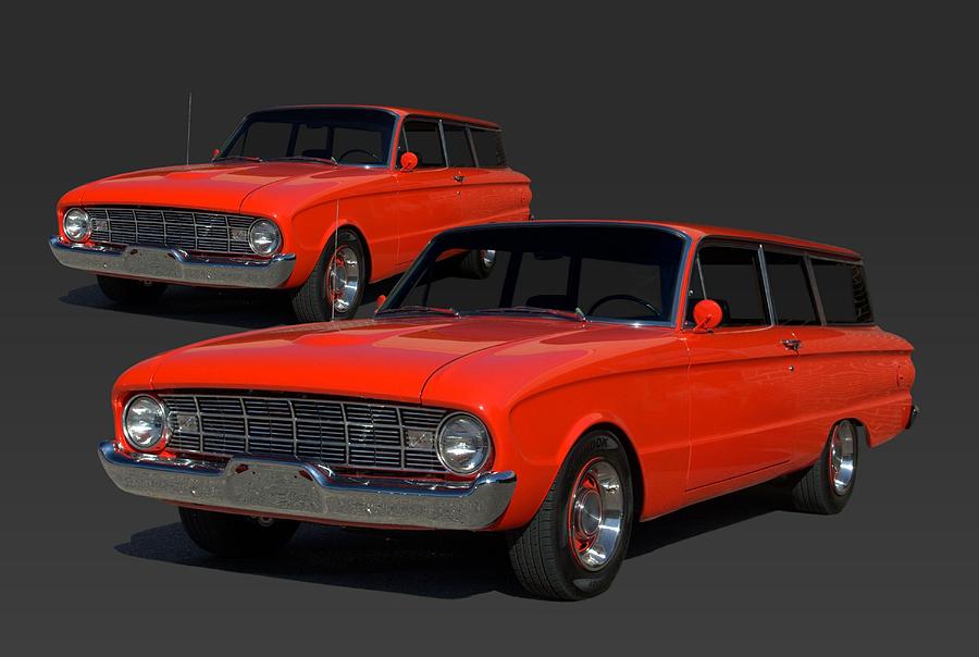 1960 Ford Falcon Station Wagon Photograph by Tim McCullough