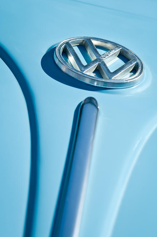 1960 Volkswagen VW Hood Emblem Photograph by Jill Reger