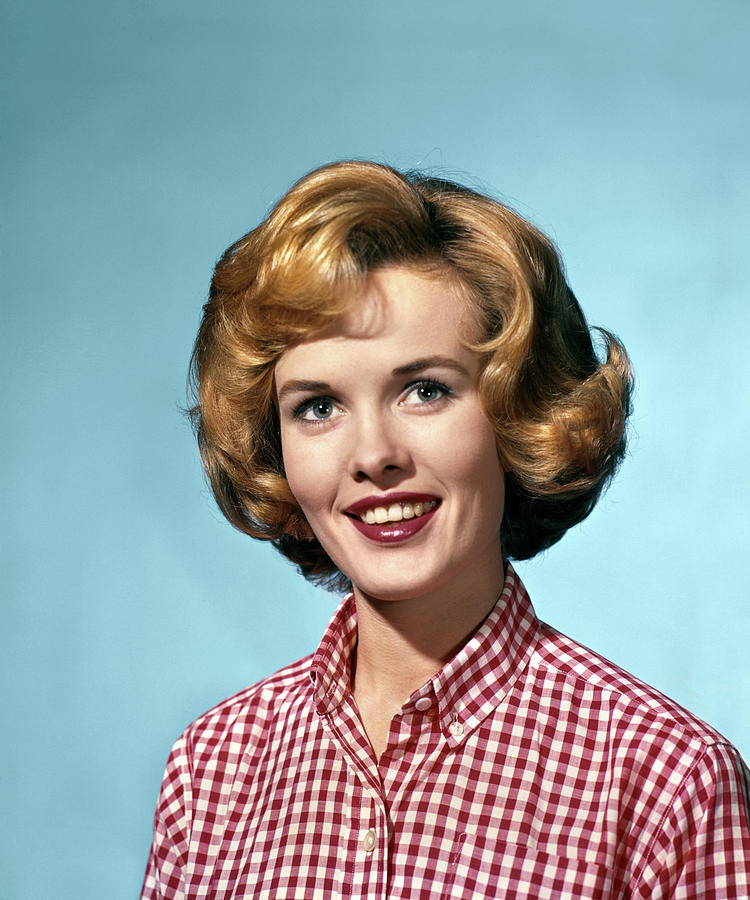 1960s Portrait Smiling Blond Woman Photograph By Vintage Images Fine
