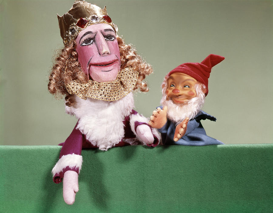 1960S Puppet Show King And Elf Photograph By Vintage Images - Pixels