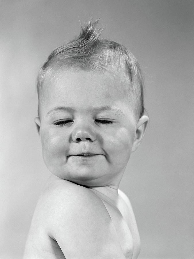 1960s Side View Of Portrait Baby Photograph by Vintage Images - Fine ...