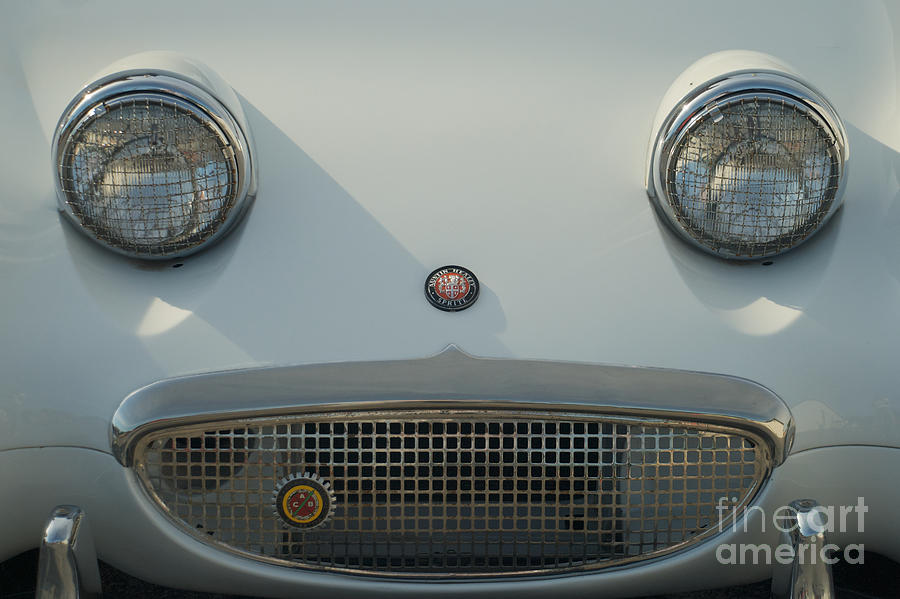 1961 Austin Healy Sprite Smiling at you Photograph by Mark Dodd