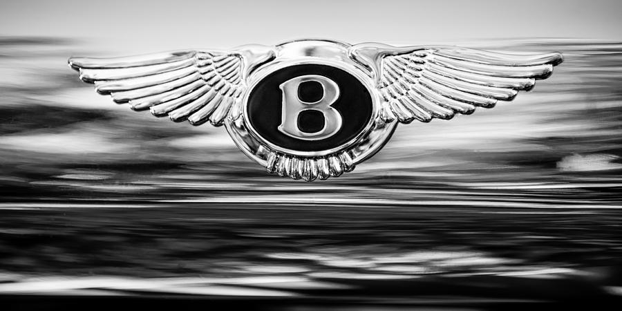 1961 Bentley S2 Continental - Flying Spur  Emblem Photograph by Jill Reger