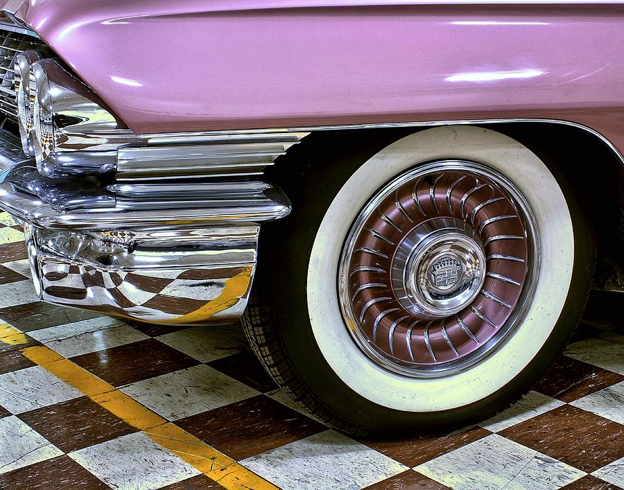 1961 Cadillac Coupe 62 Front Wheel Photograph by Michael Gordon