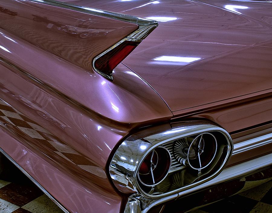 1961 Cadillac Coupe 62 Taillight Photograph by Michael Gordon