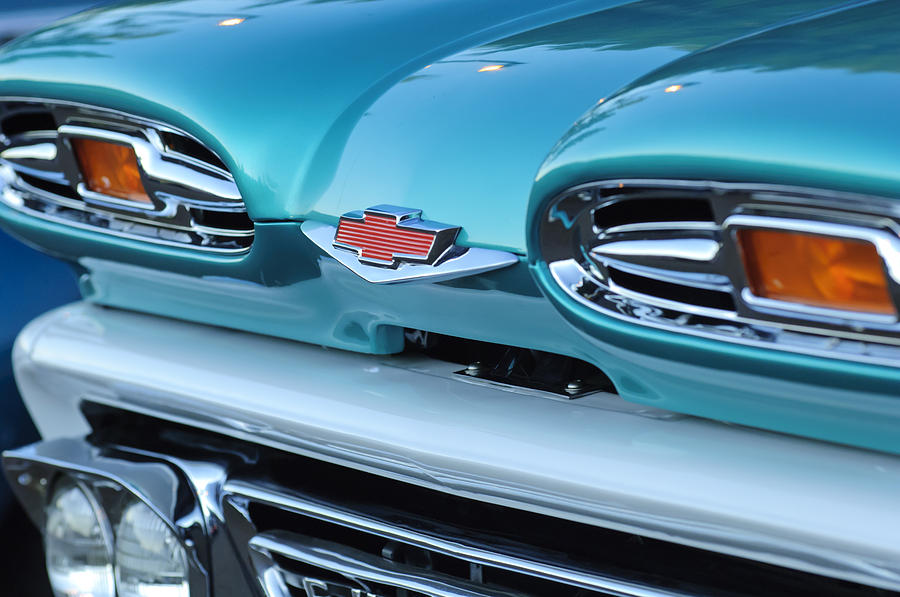 1961 Chevrolet Headlights Photograph by Jill Reger