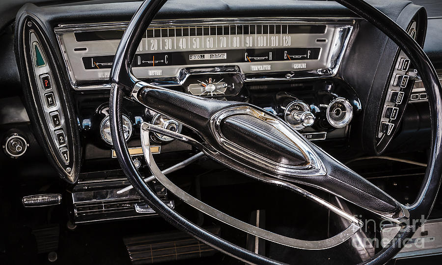 1961 Chrysler Imperial Dash Photograph by Dennis Hedberg