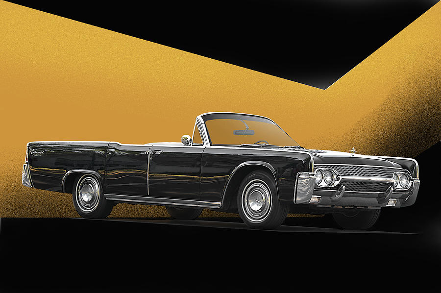 Transportation Photograph - 1961 Lincoln Continental Convertible by Dave Koontz