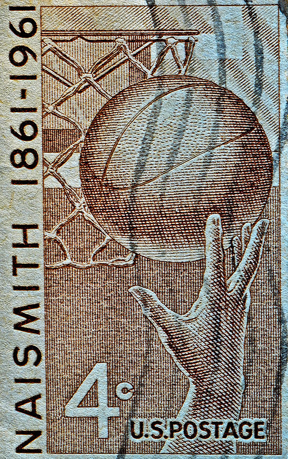 1961 Naismith Basketball Stamp Photograph by Bill Owen