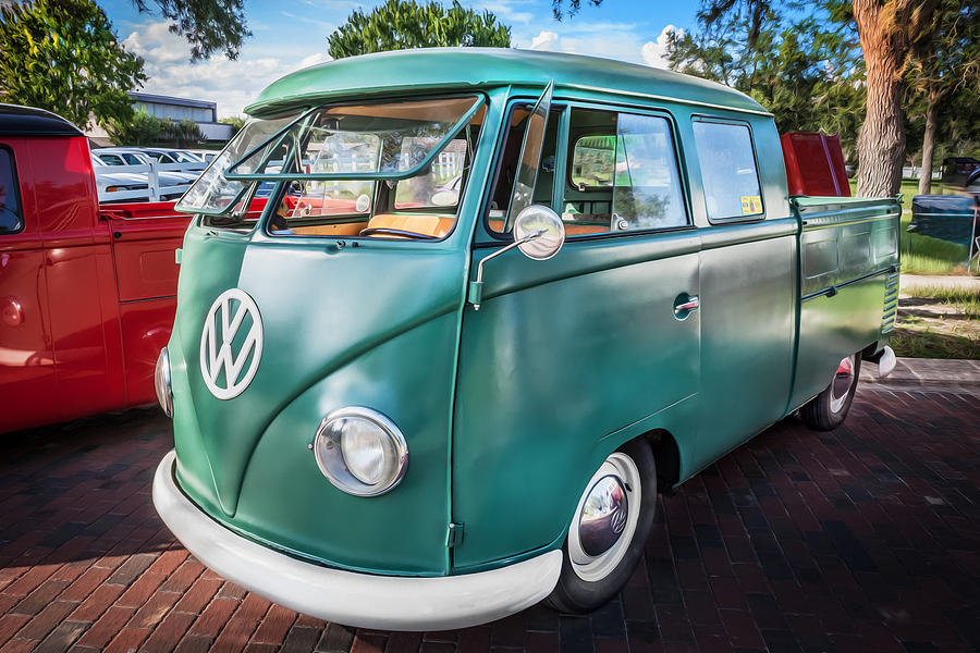1961 Volkswagen Truck VW Painted Photograph by Rich Franco