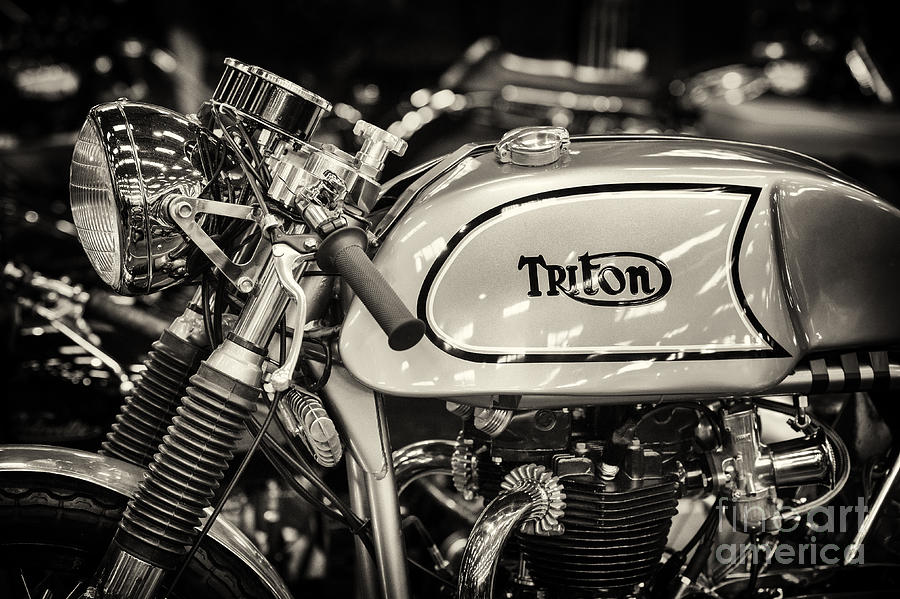 1962 650cc Triton  Photograph by Tim Gainey