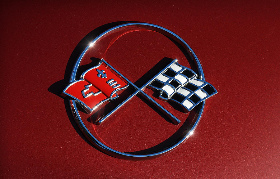 1962 Chevy Corvette Emblem Photograph by Gordon Dean II