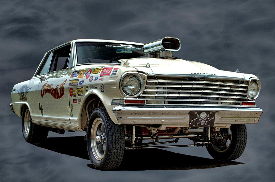1962 Chevy II Pro Street Dragster Photograph by Tim McCullough