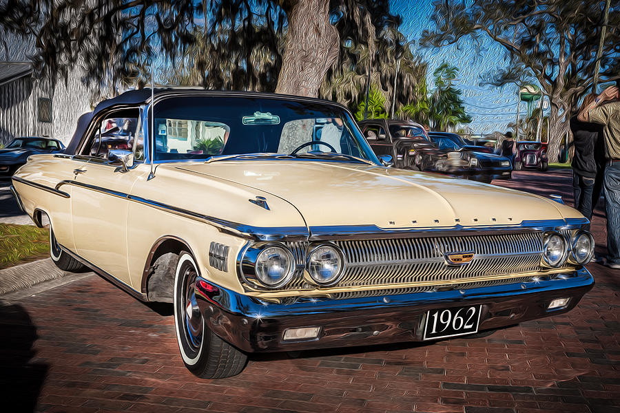 1962 Mercury Monterey Convertible Painted  Photograph by Rich Franco